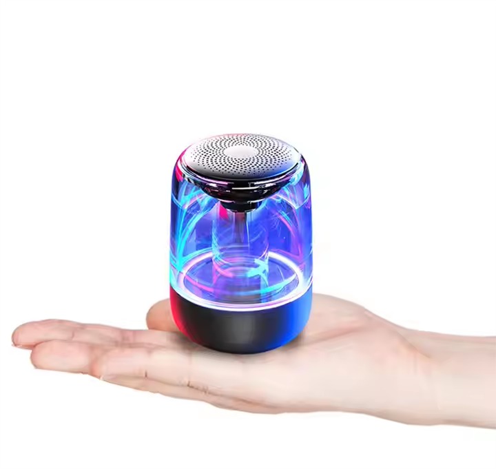 LED light surround music speakers