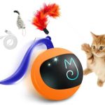 Smart Rechargeable LED Self-Rotating Ball Toy Colorful Interactive Electronic Cat Accessory