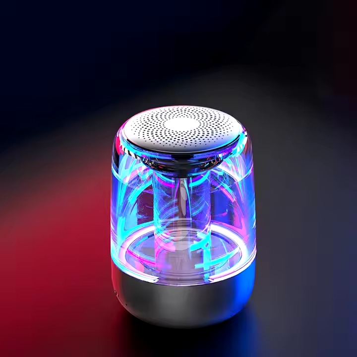 LED light surround music speakers