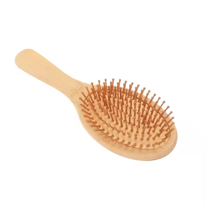 Wooden Paddle Brush Set Eco Friendly Scalp Brush Massager Combs Hairbrush