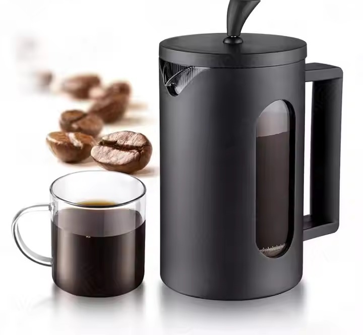 Coffee Cafetiere Borosilicate Glass Heat Resistant Coffee Plunger