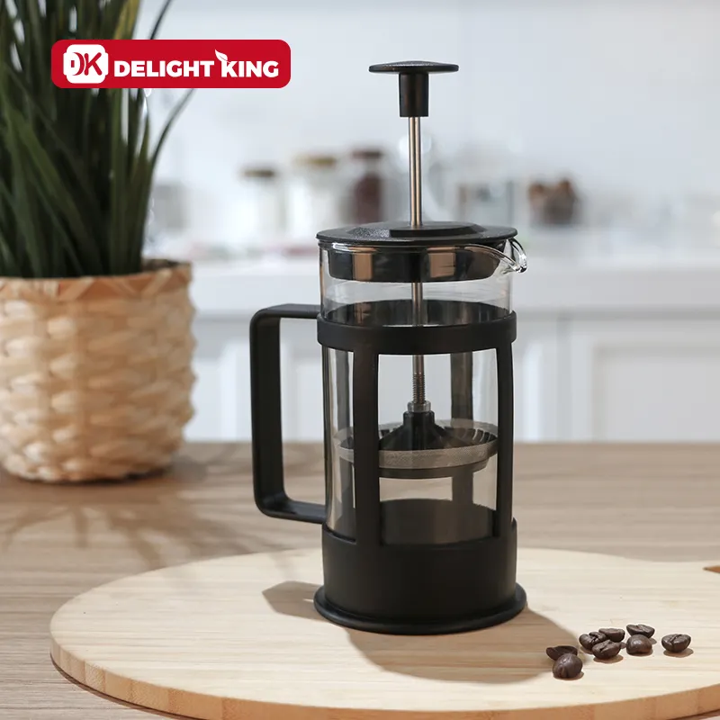 Hot Selling Portable Travel French Press Coffee Maker Glass French Press