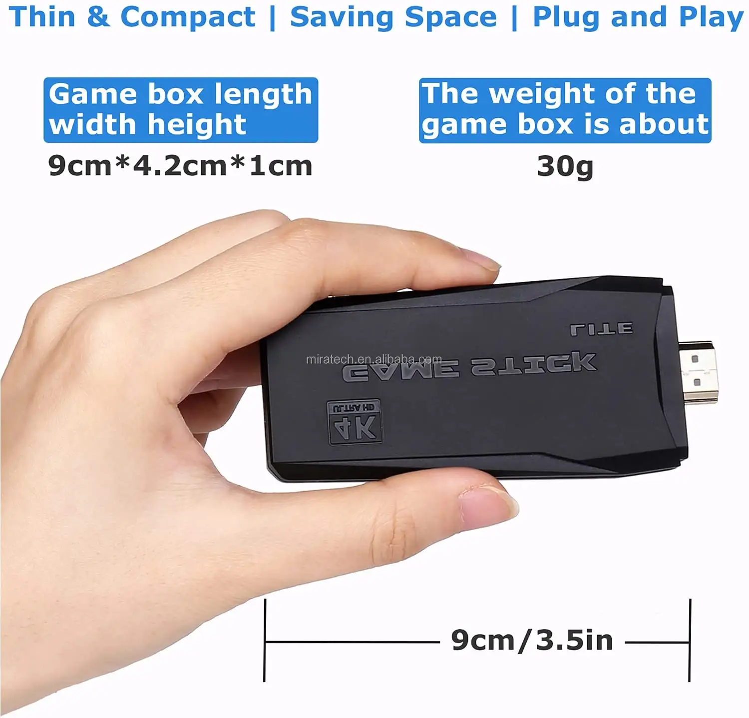 M8 Family TV 64G Built-in 20000 Games Stick 2 Wireless controller gamepad 4K HD Video game Console