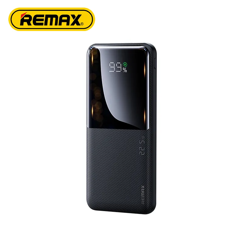 Remax New Product RPP-622 PD 20W Led Digital Display Power Banks Portable Fast Charging 20000Mah Mobile Charger Power Bank