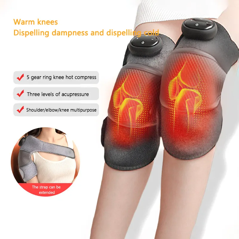 Multifunctional Heated Vibration Joint Massage Belt Smart Hot Compress Knee Relaxing Massager