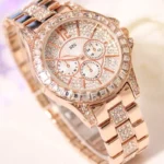 Hip Hop Diamond Watch Men Bracelet Casual Women’s Bracelet Crystal Watches Rapper Jewelry for Men