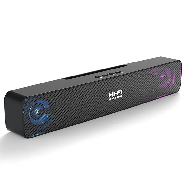 Soundbar  Speaker Wireless BT Speaker Subwoofer with Lithium Battery Sound Bar Speaker