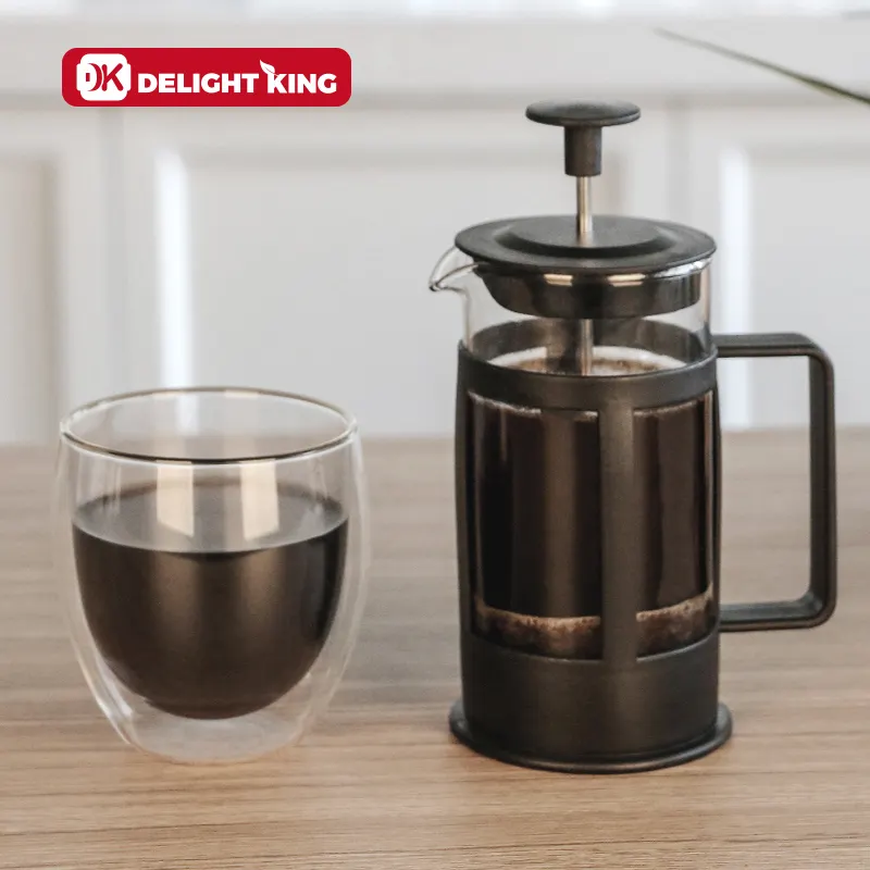 Hot Selling Portable Travel French Press Coffee Maker Glass French Press