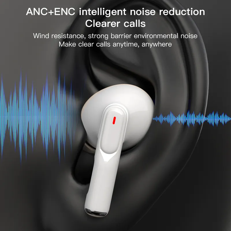 ANC+ENC retro headphones earphone Over-ear headphones wireless earphone ear buds tws mini earbuds with powerbank A9 Plus Pro