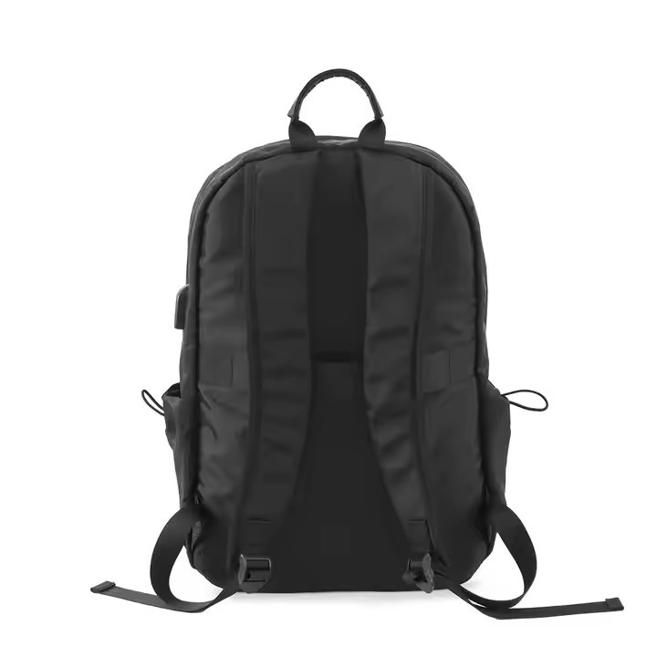 Backpack black waterproof casual lightweight bags with for men and women